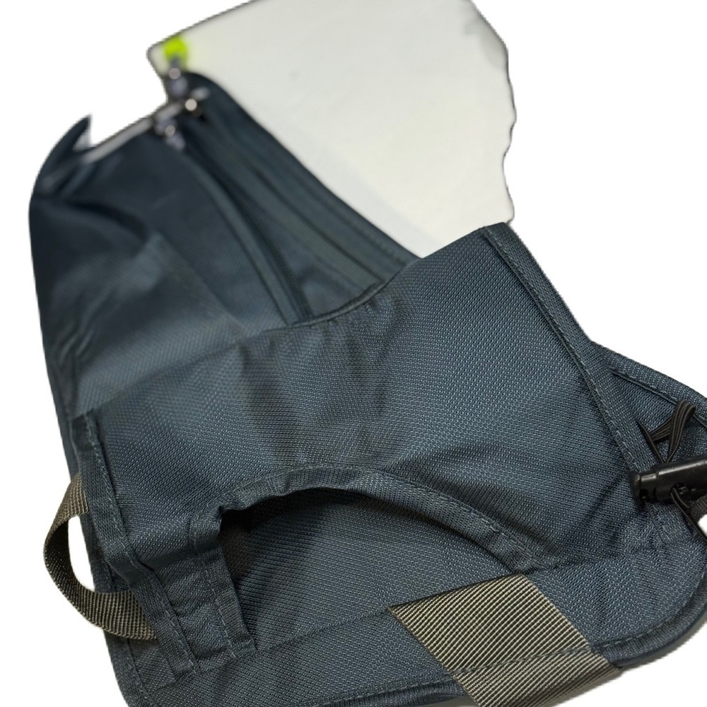 Travel Anti Theft Cross Body Bag Navy Gray Lime Green NWOT